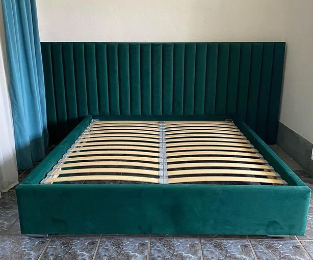Кровать с мягким изголовьем двуспальная фото 861
